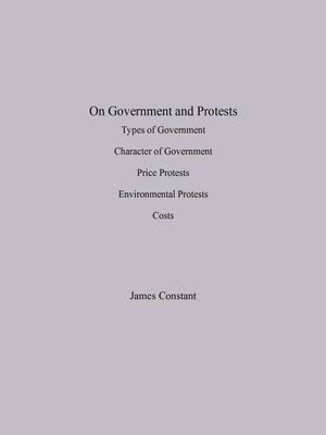 cover image of On Government and Protests